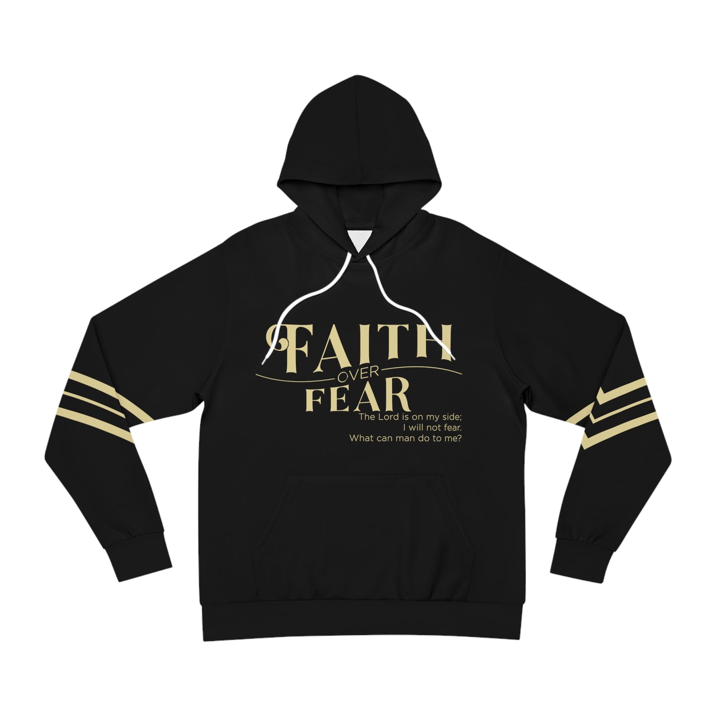 Faith over Fear Hoodie Black