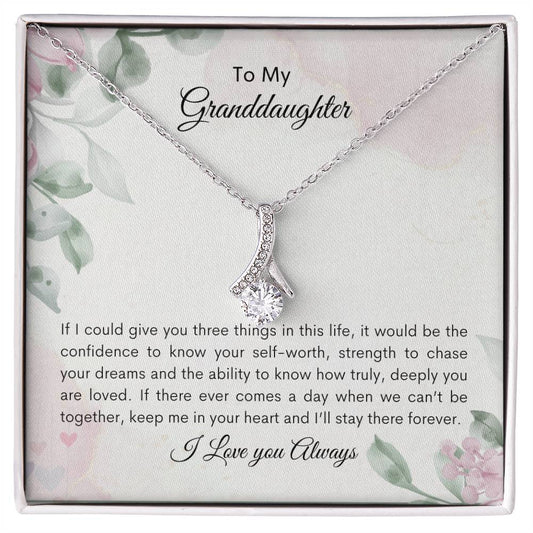 Alluring Beauty Necklace for Granddaughter