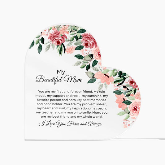 Gift For Mom | Mothers Day Gift for Mom | Home Decor Plaque for Mom