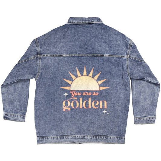 You Are So Golden Denim Jacket