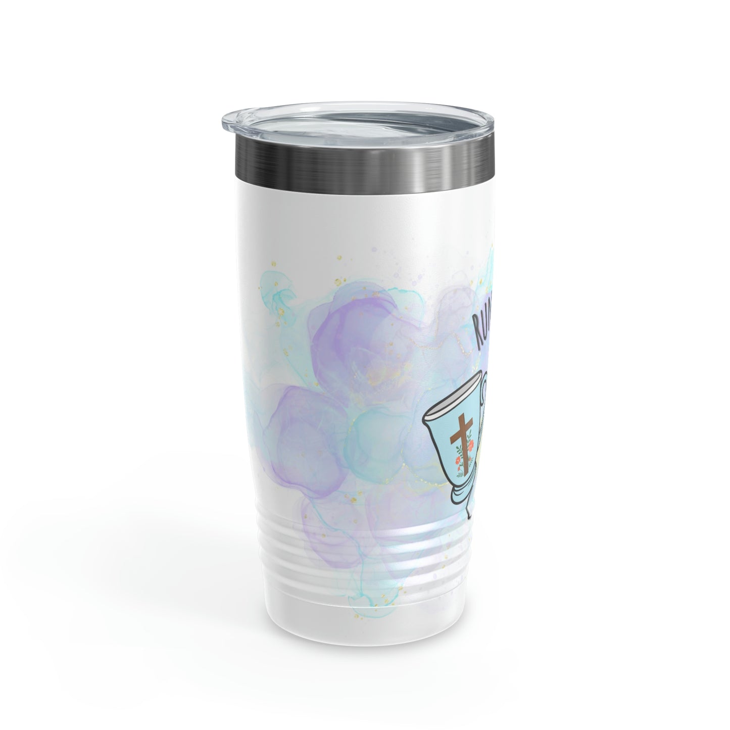 Running on Coffee and Jesus Tumbler, 20oz