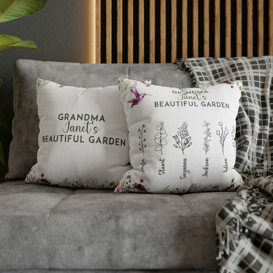 Grandma's Beautiful Garden Pillowcase Only